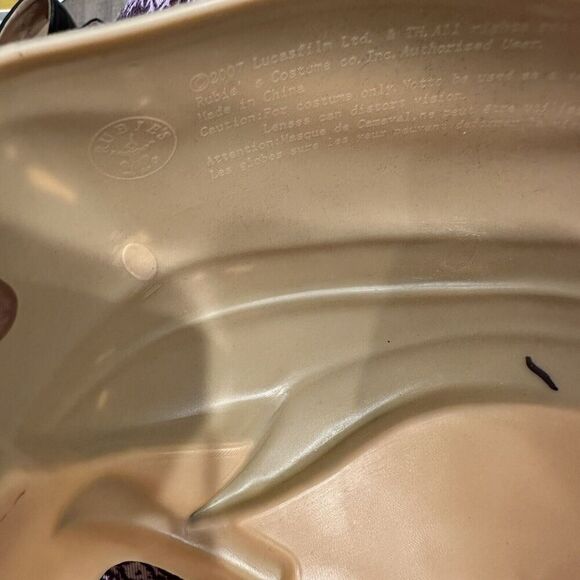 2007 Star Wars Boys Anakin Skywalker Plastic Mask Cosplay Rubies Scar - Picture 9 of 10